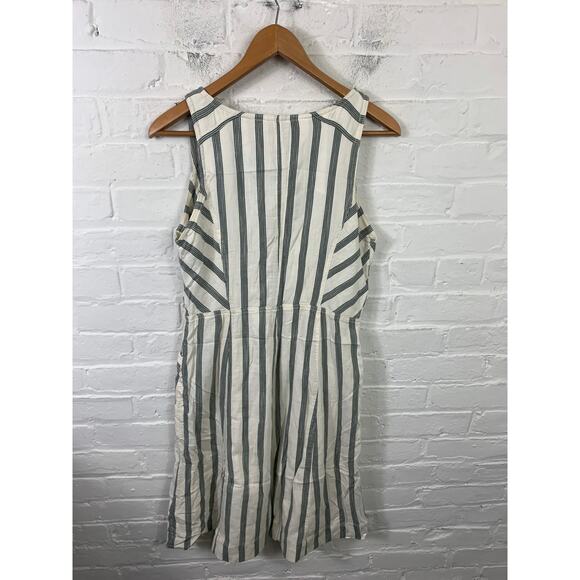 Striped Sleeveless Midi Dress - Picture 4 of 6